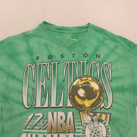 Mitchell & Ness Boston Celtics Crew Neck Basketball Shirt Mens Size M Green - Picture 1 of 9